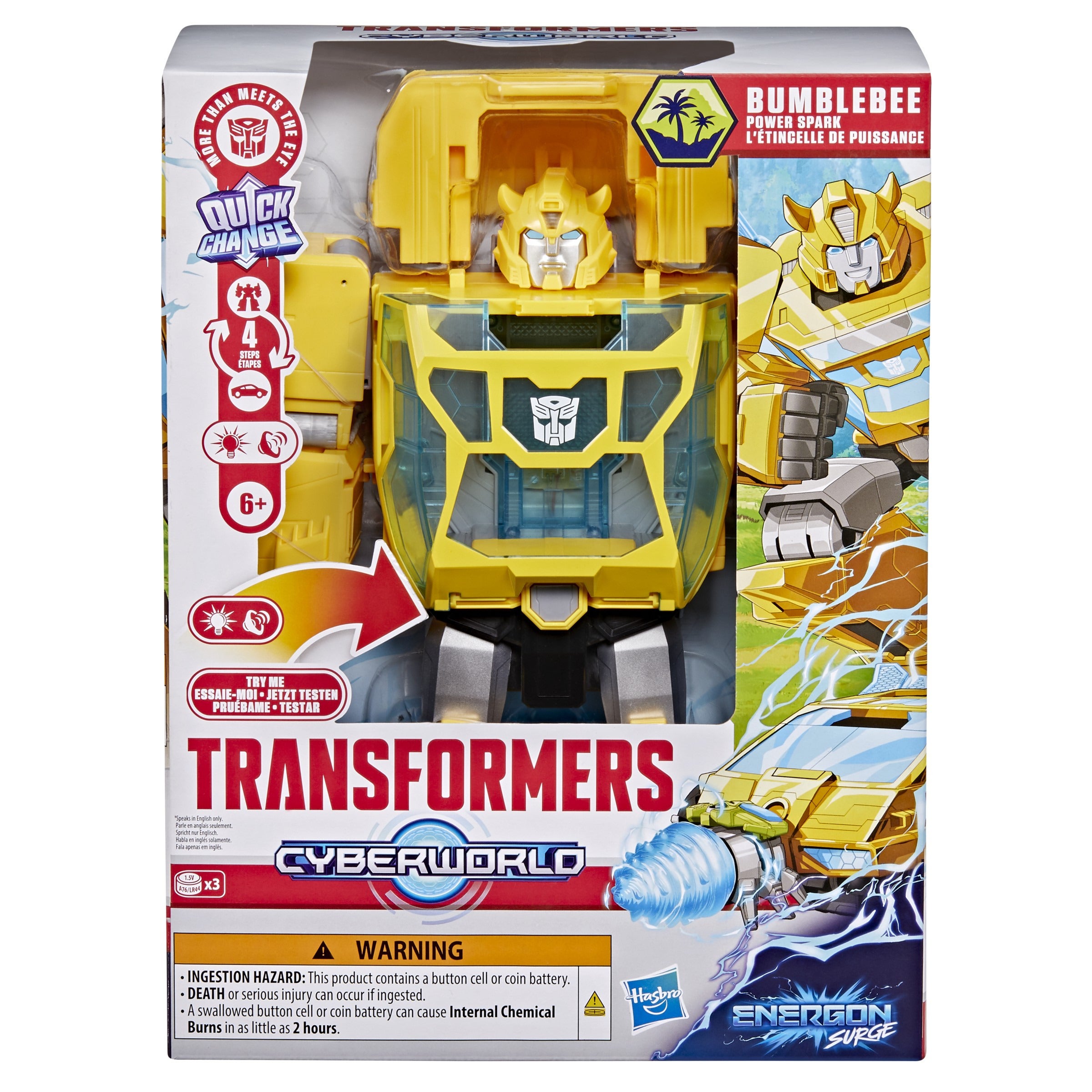 Transformers Bumblebee Energon Surge Power Spark