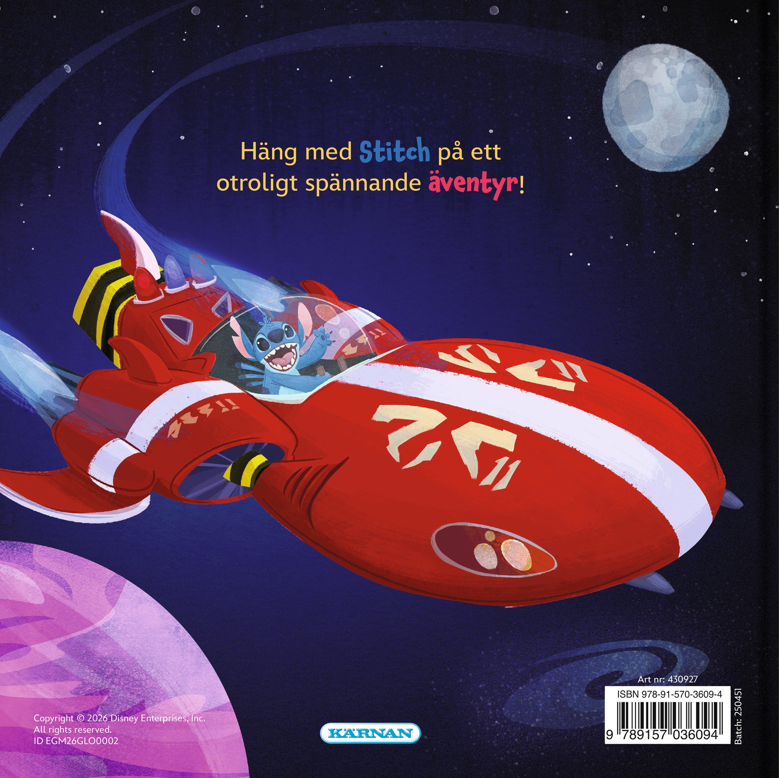 Stitch Kraschar Disney Barnbok