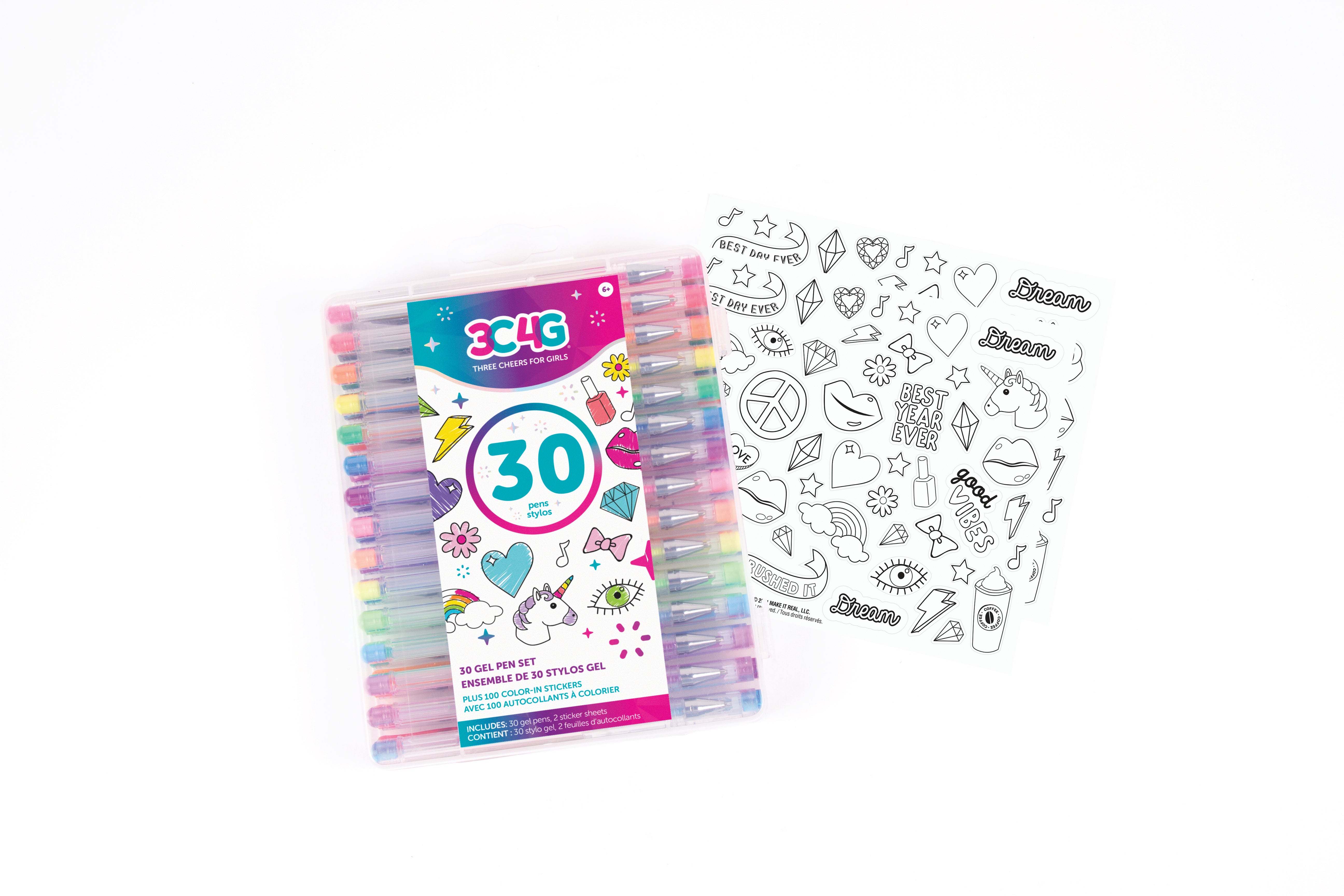 Make it Real, 30 Pieces Gel Pen Set