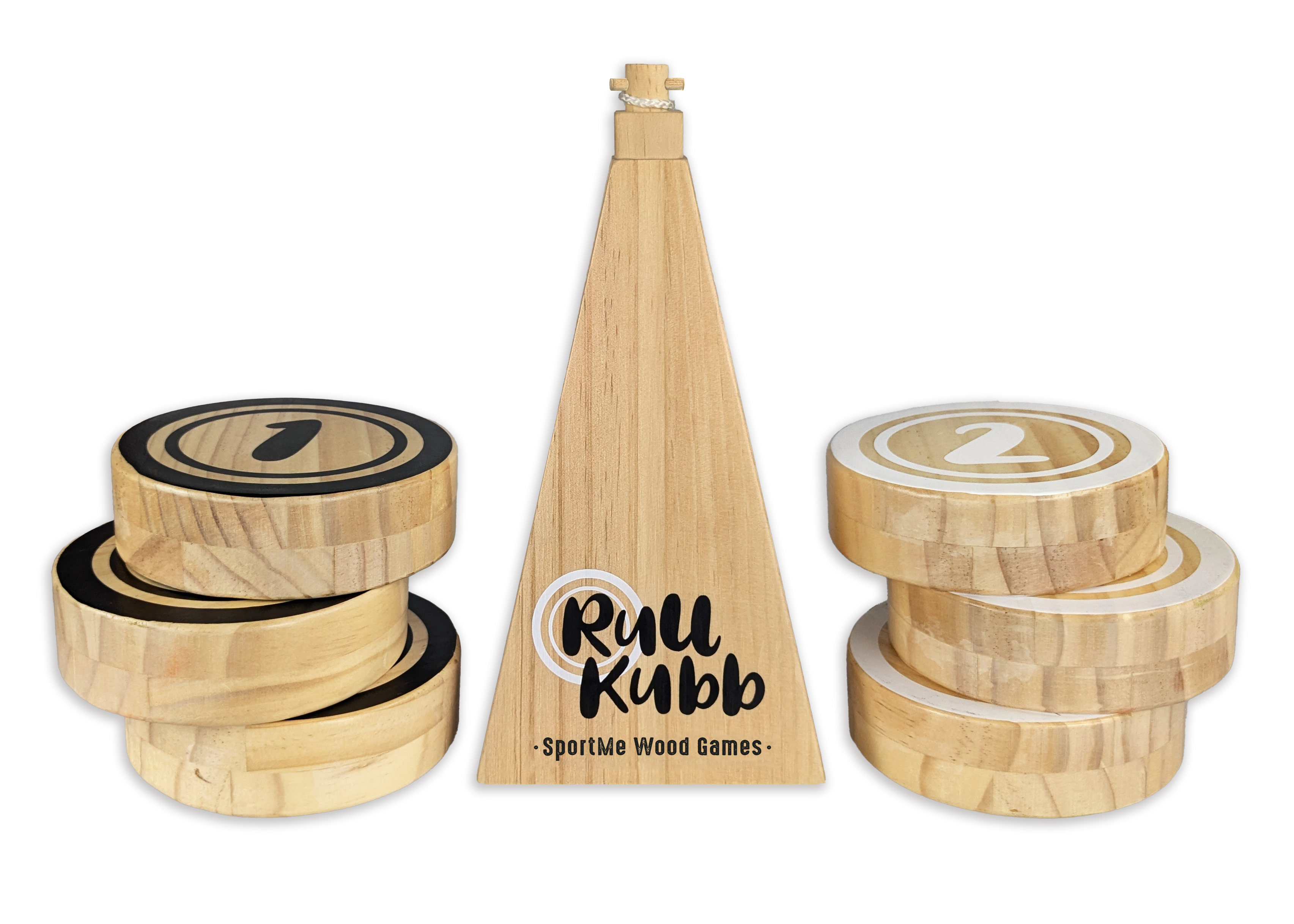 Rullkubb – Trädgårdsspel för 2+ spelare från 3 år