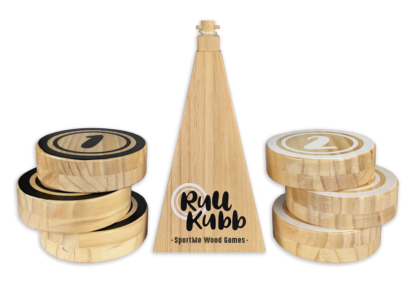 Rullkubb – Trädgårdsspel för 2+ spelare från 3 år