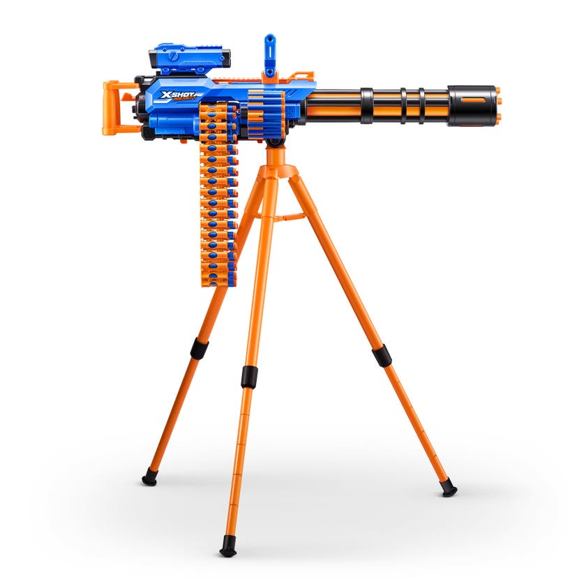 XSHOT Insanity Motorized Rage Fire Gatlin Gun with tripod
