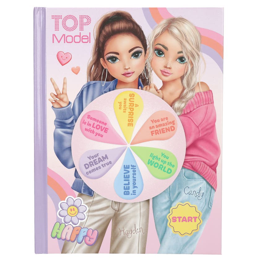 TOPModel Humörmålarbok m. ljus & ljud, ENG