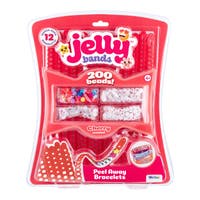 JELLY BANDS Armband – blå hallon, tuggummi eller körsbär