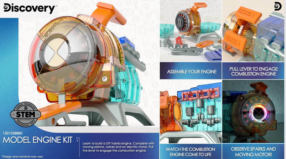 Discovery Motorbyggsats - Hybridmotor