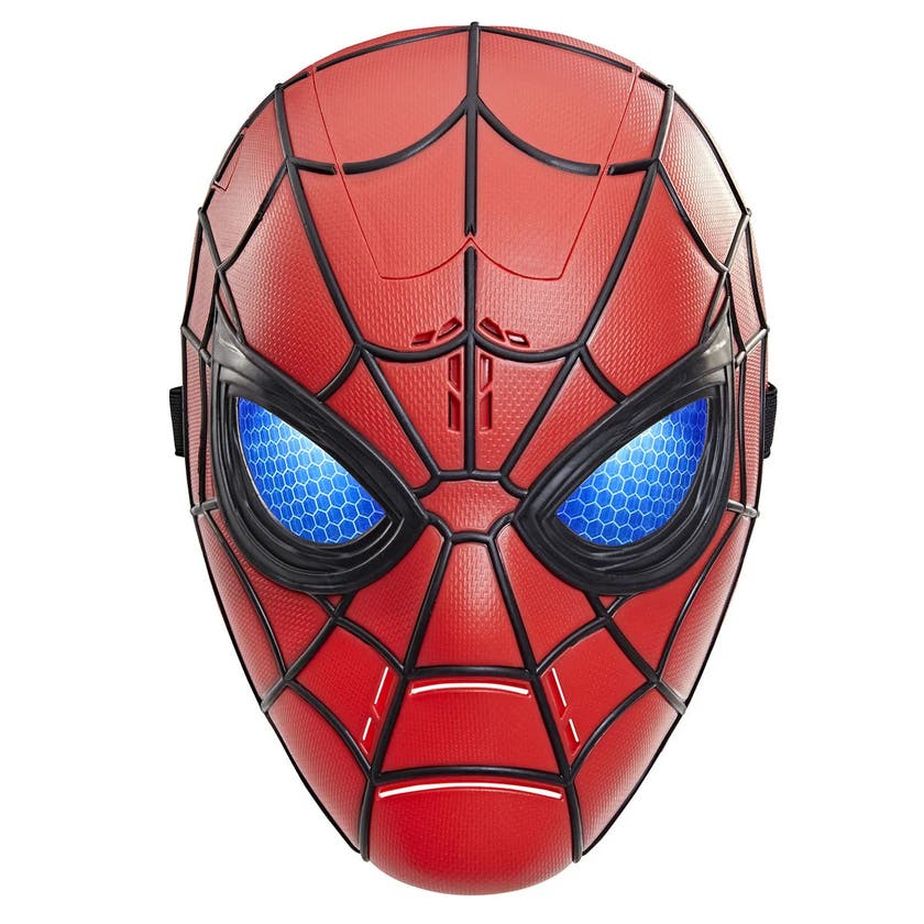 Spiderman Maskeradmask med ljud och ljus