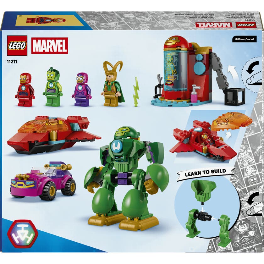 LEGO® | Marvel Iron Man och hans otroliga vänner Loki mot Team Iron Man 11211