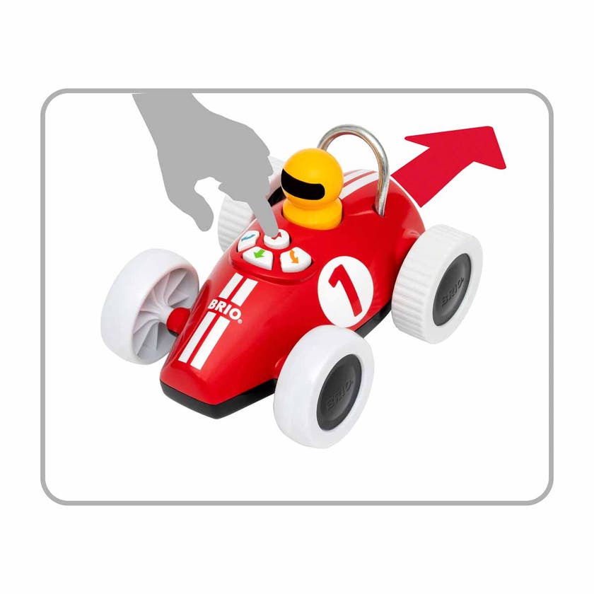 BRIO 30234, Lek & lär actionracer Röd