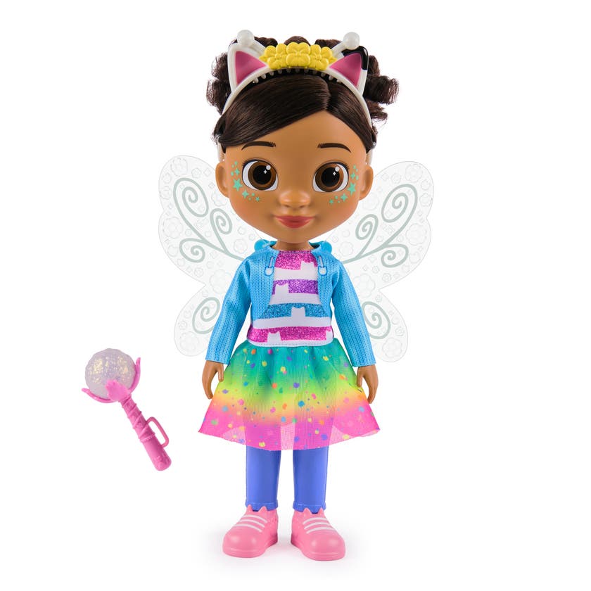 Gabby's Dollhouse Dandelion Magic Gabby-docka med lysande vingar