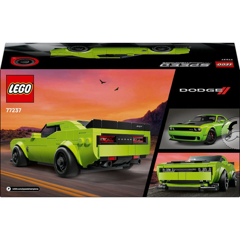LEGO Speed Champions 77237, Dodge Challenger SRT Hellcat sportbil