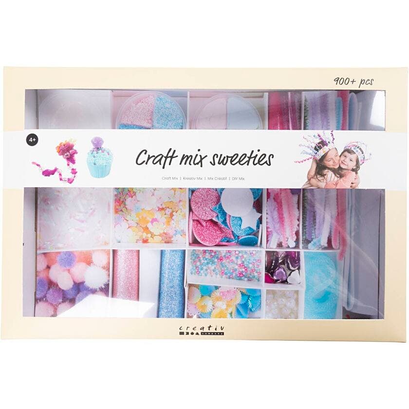 Kreativ ask, Pastellfärger, Sweeties, 1-pack