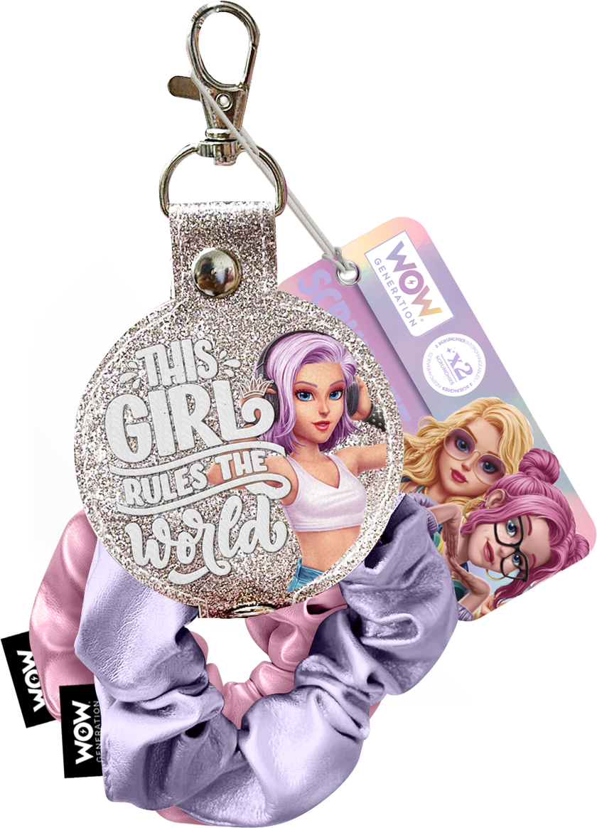 WOW Generation, Scrunchie Nyckelring, 2-Pack