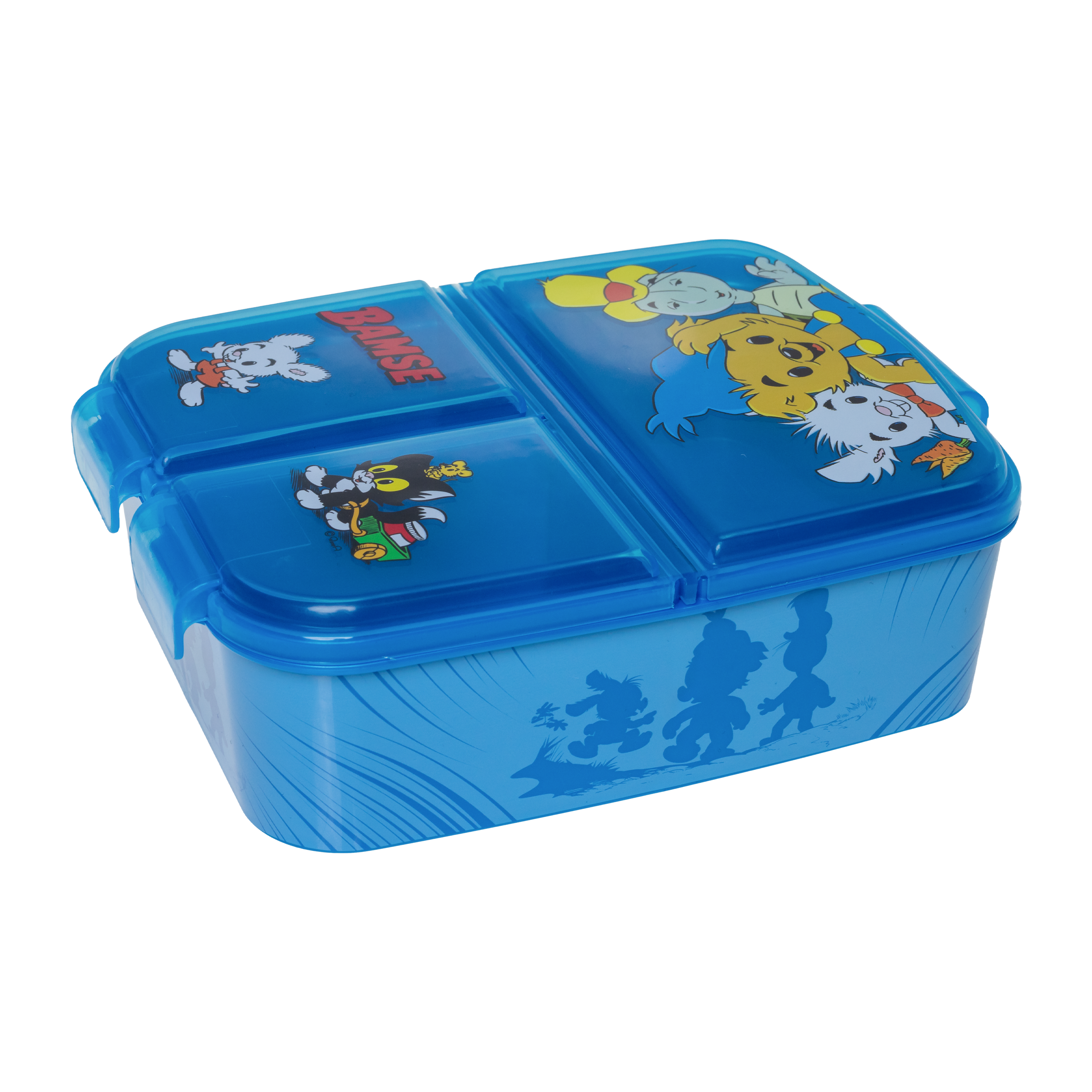 BAMSE, Lunchlåda med flera fack, 18x13 cm 