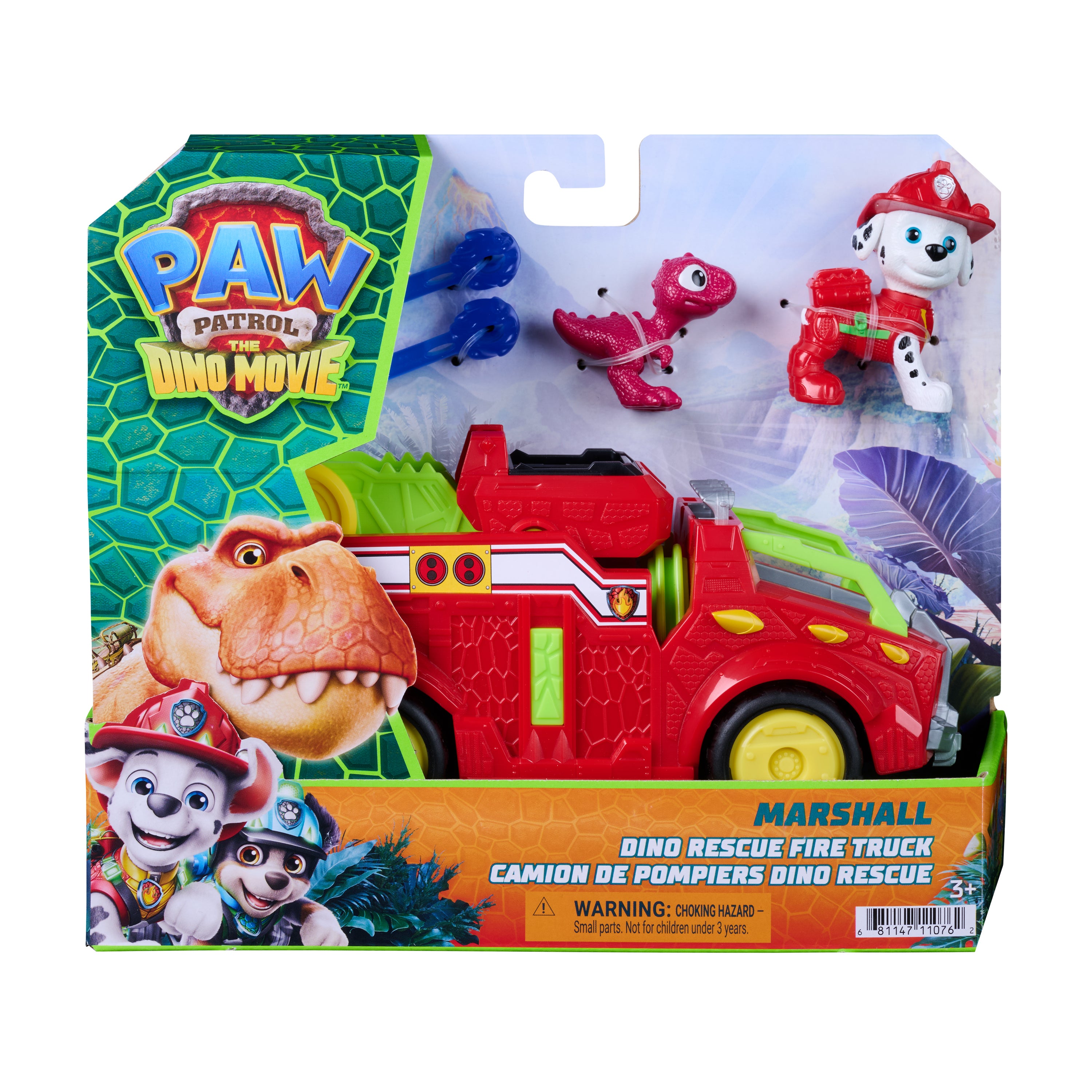 Paw Patrol Dino Theme Vehicle Marshall
