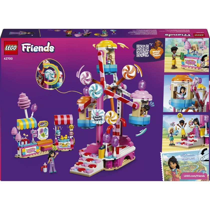 LEGO® Friends Pariserhjul med godis- och cupcaketema 42700