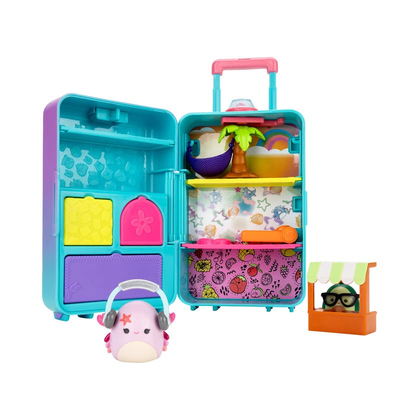 Squish-A-Longs Luggage Playset