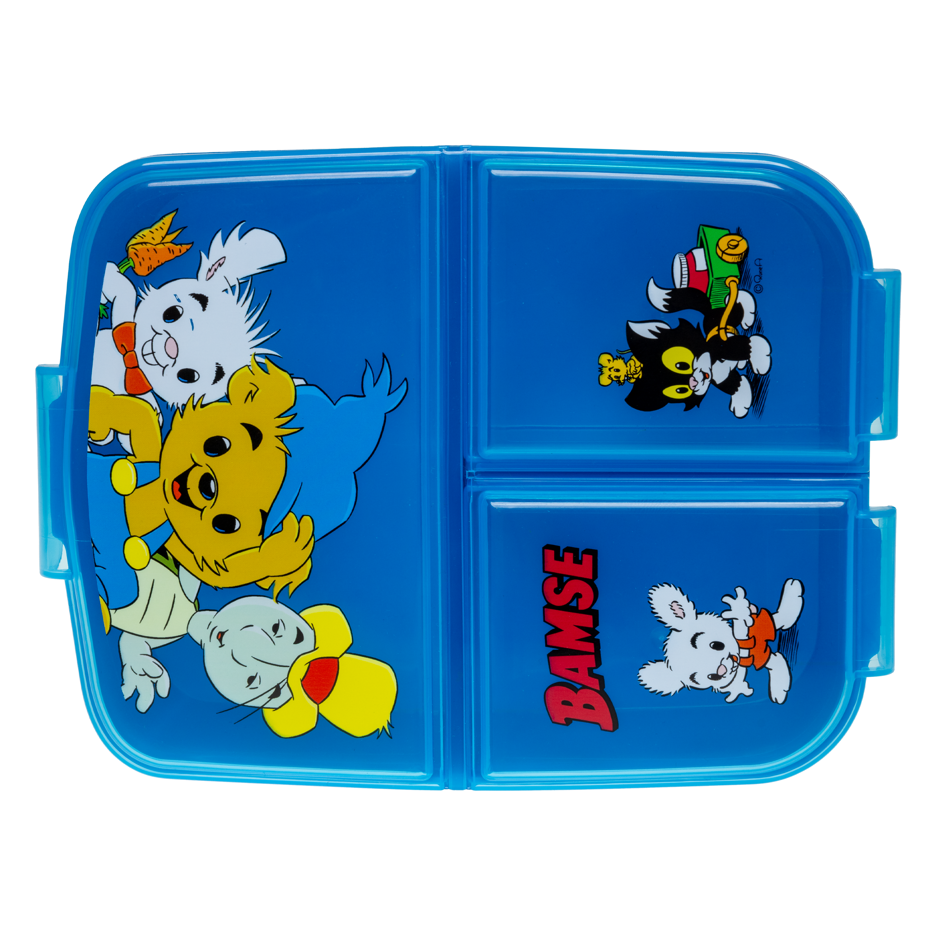 BAMSE, Lunchlåda med flera fack, 18x13 cm 