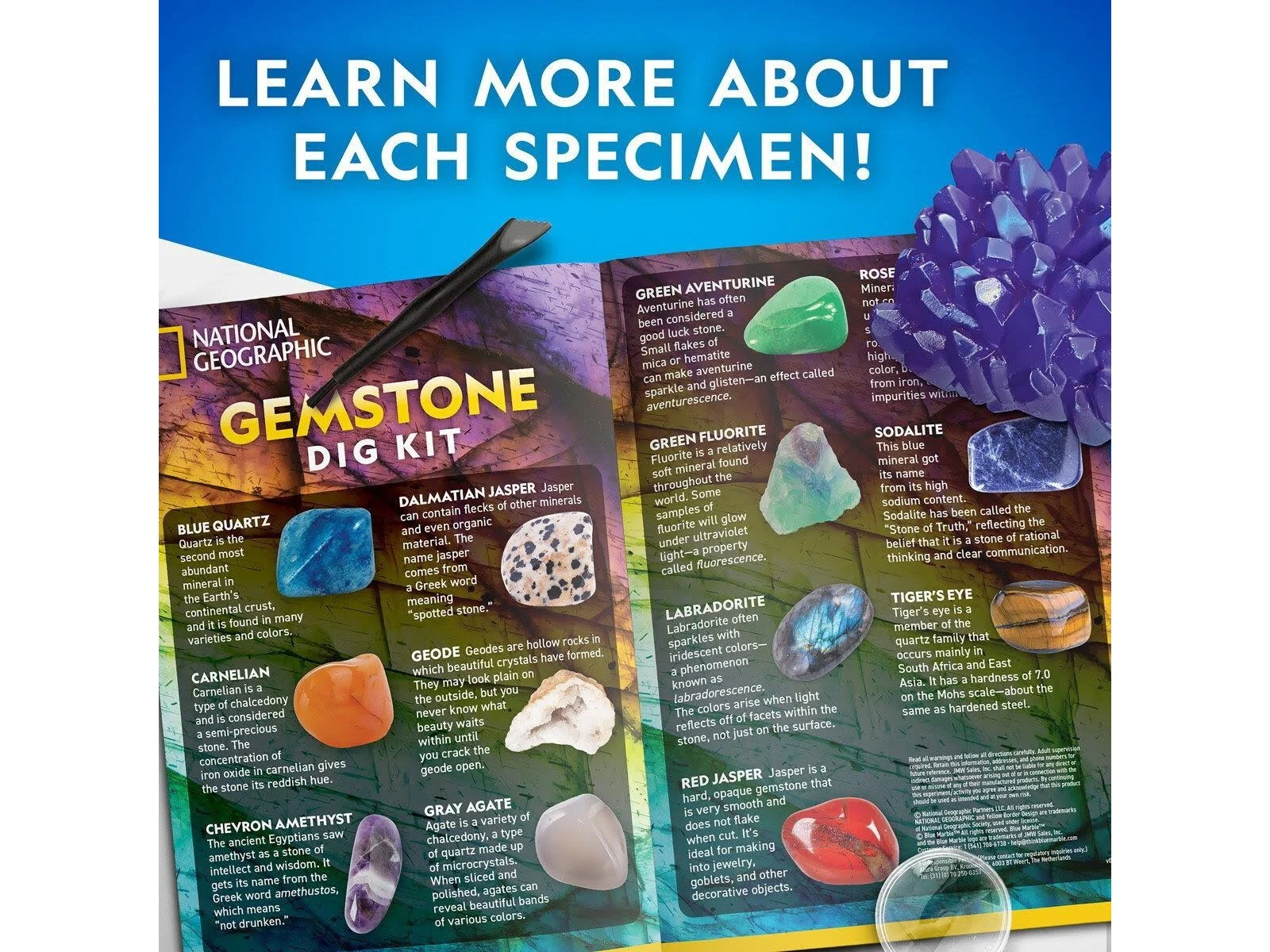 National Geographic Jumbo Ädelstensgrävkit