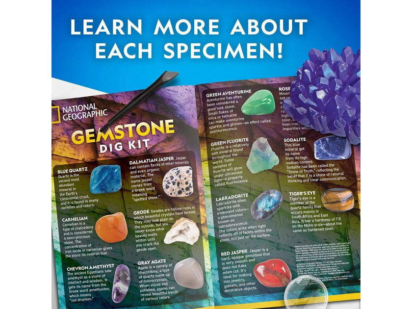 National Geographic Jumbo Ädelstensgrävkit