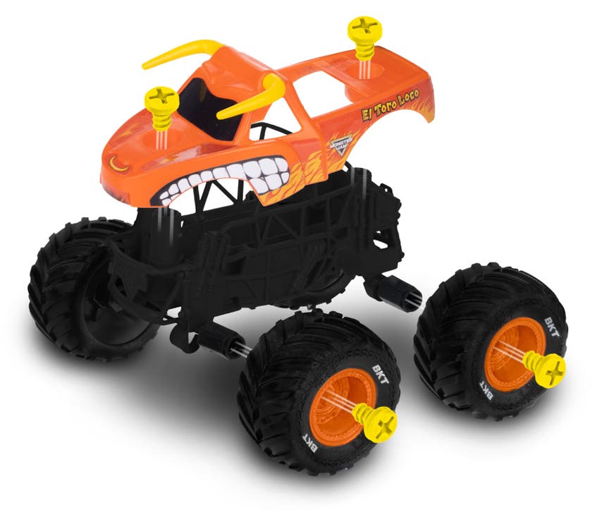 Monster Jam Mechanix 1:32 Build N Rebuild 2-pack