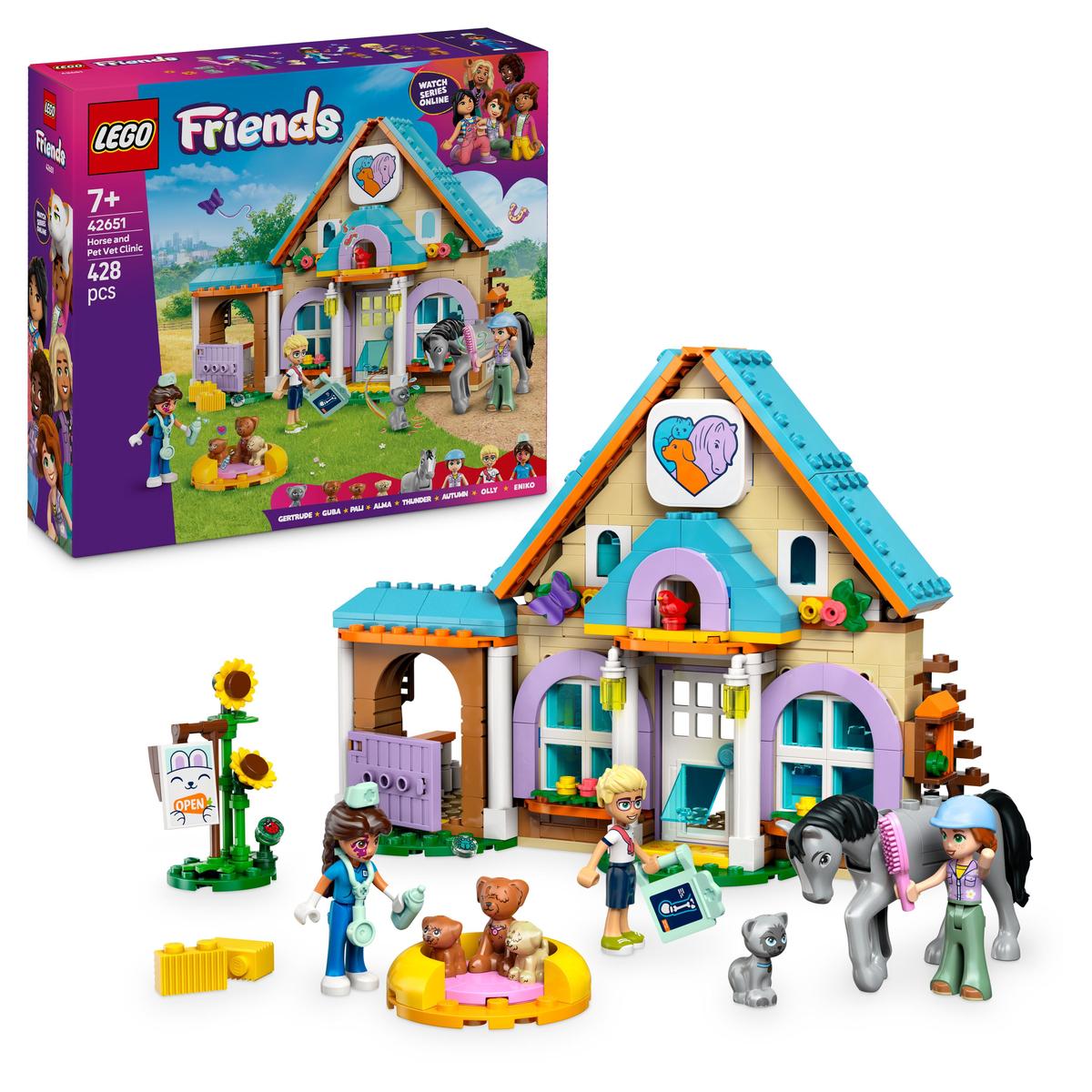 LEGO Friends 42651, Veterinärklinik för hästar och husdjur