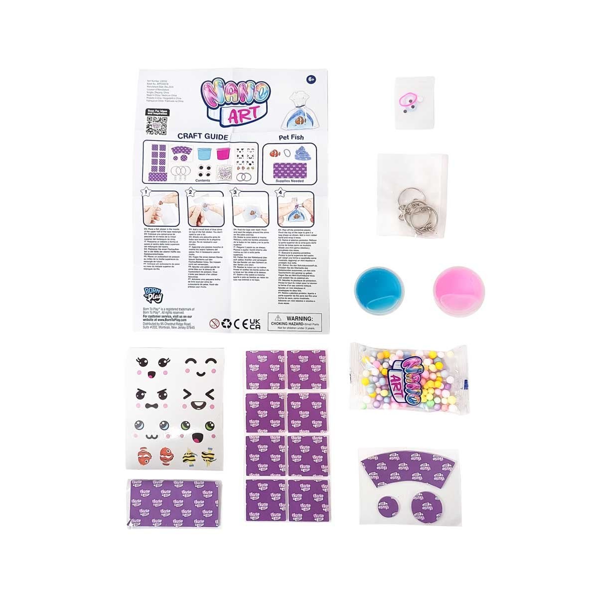 Nano Art, Keychain Squishy Kit