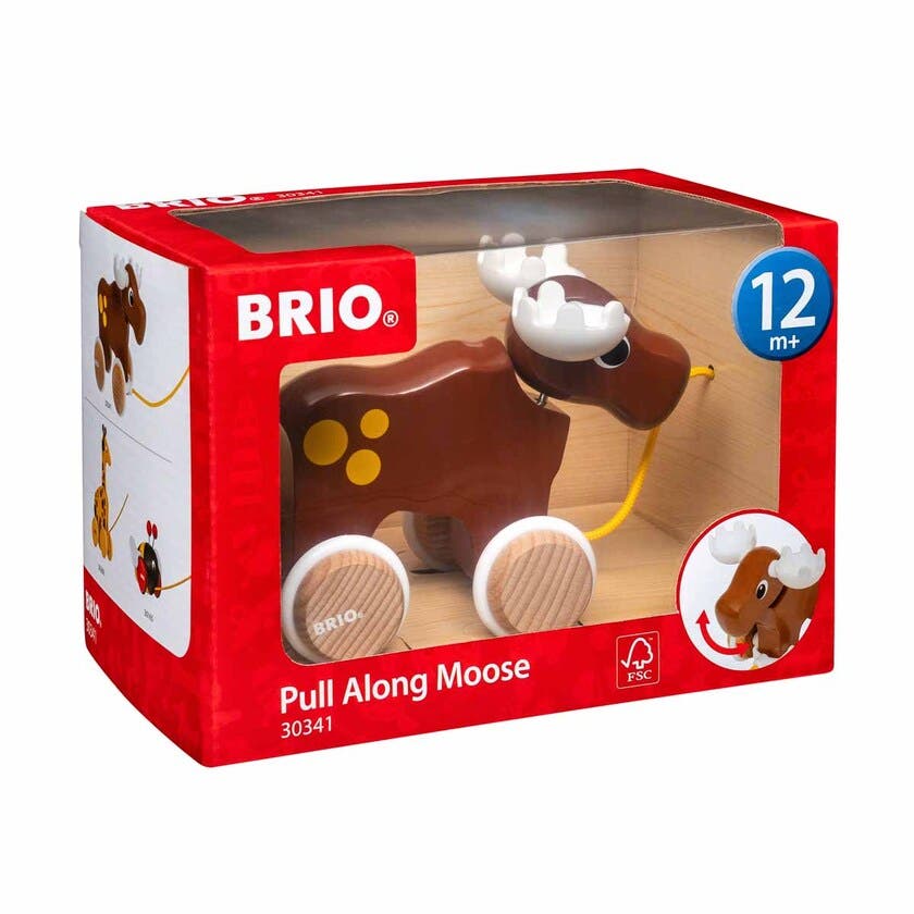 BRIO, Pull Along Moose
