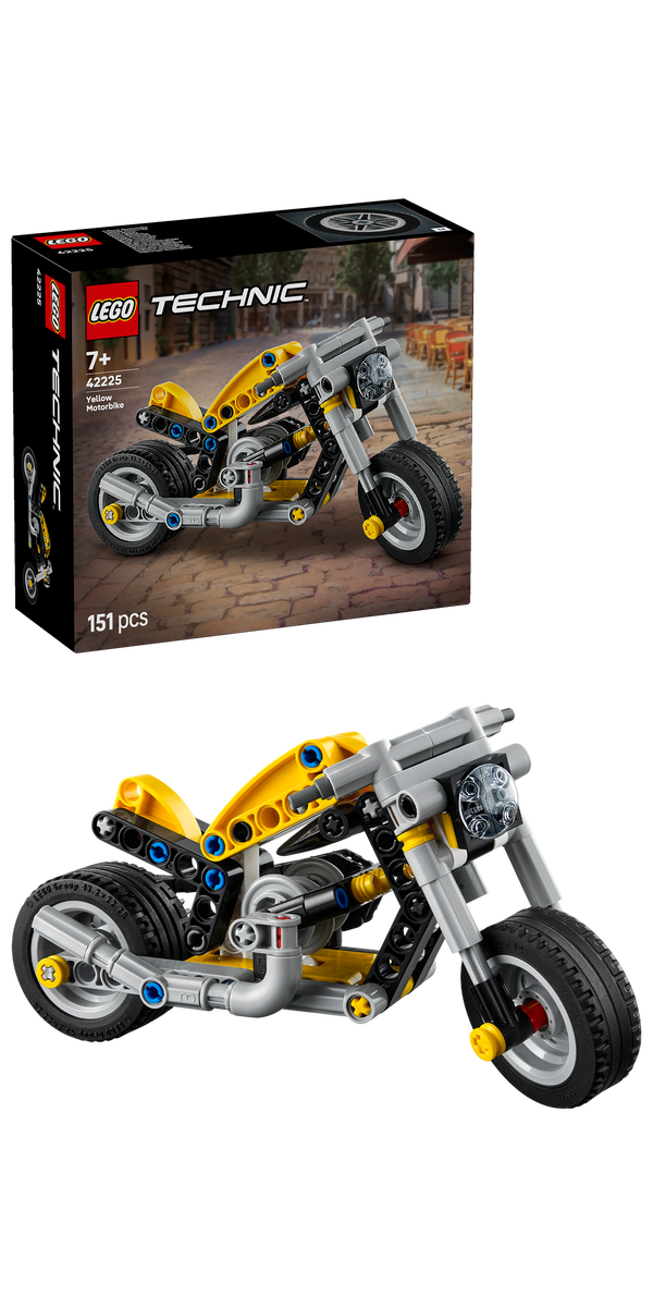 LEGO® Technic Gul motorcykel Bygg- och lekset 42225