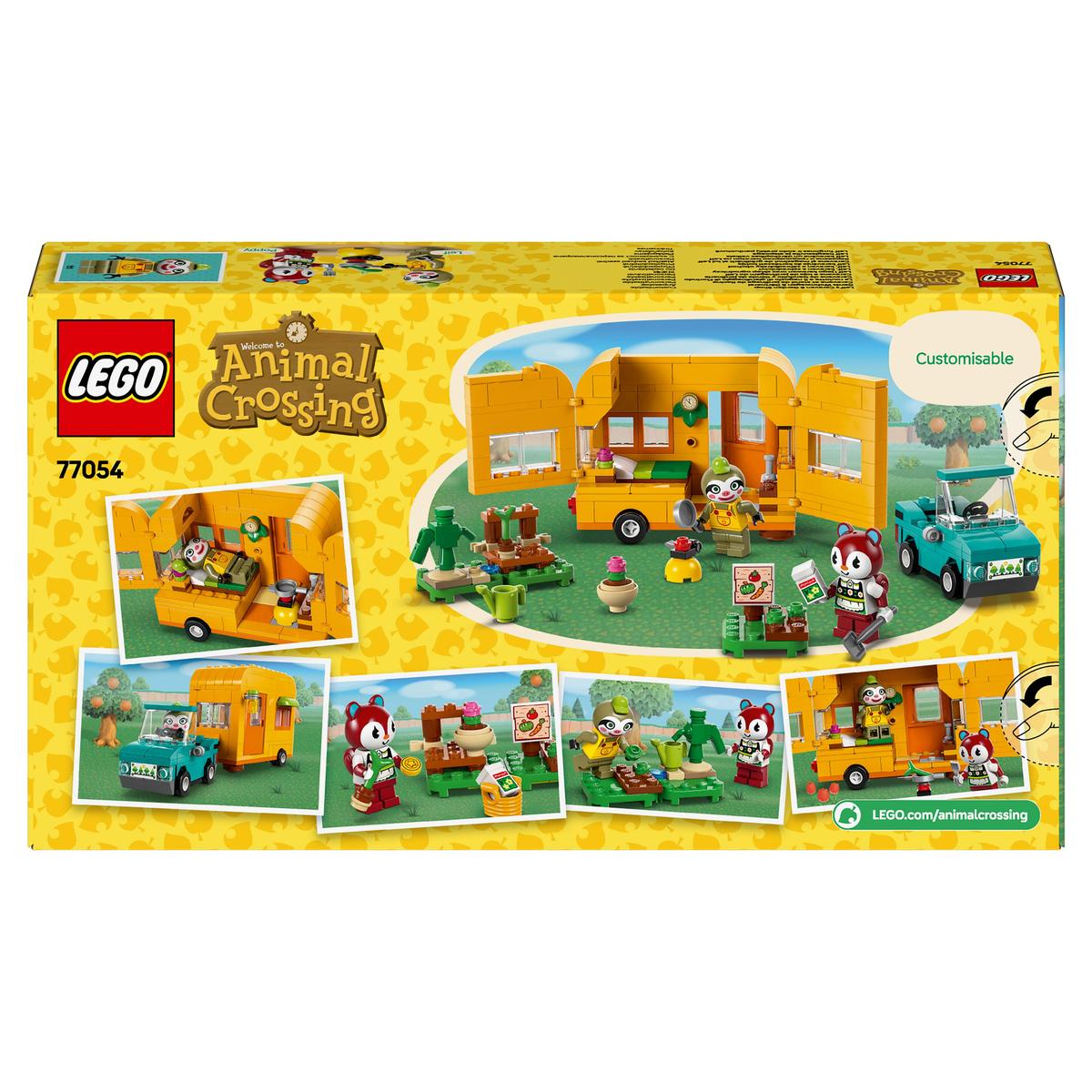 LEGO Animal Crossing 77054, Leif med husvagn och trädgårdsbutik