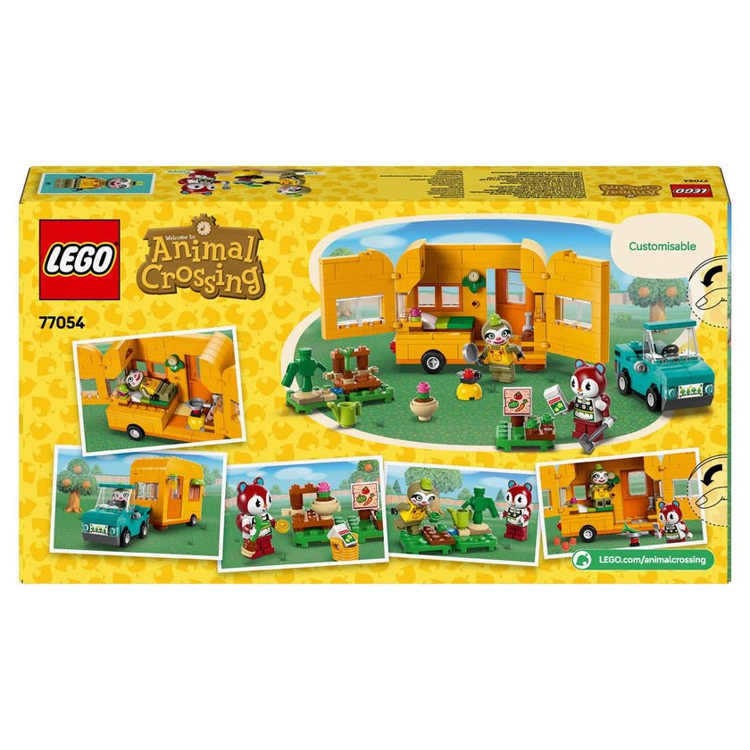 LEGO Animal Crossing 77054, Leif med husvagn och trädgårdsbutik