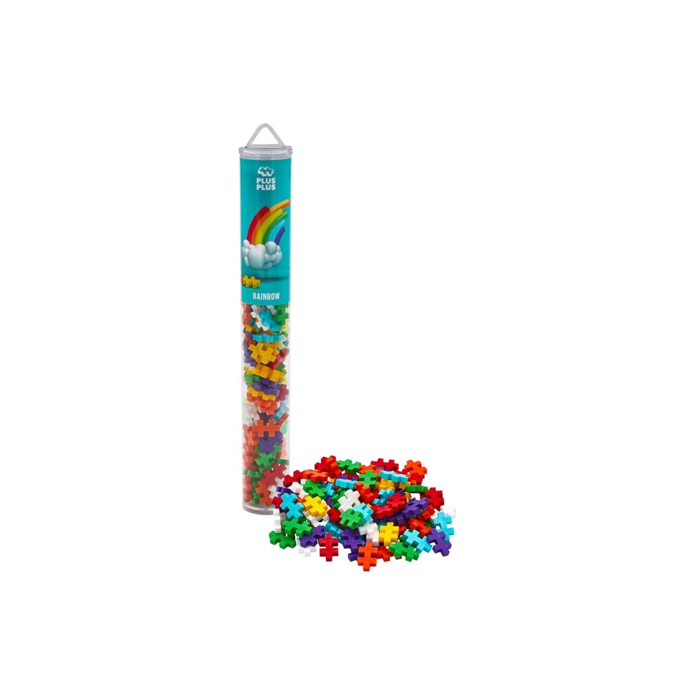 Plus-Plus, Rainbow Color mix / 100 pcs Tube