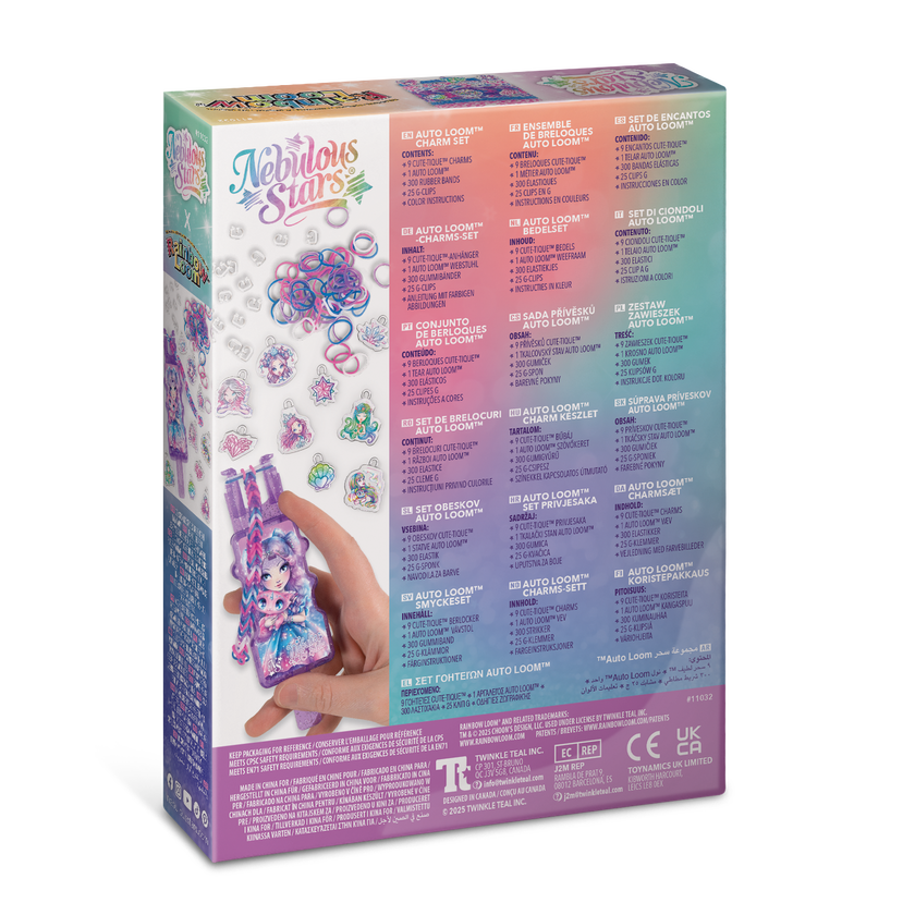 Nebulous Stars Rainbow Loom Charmset