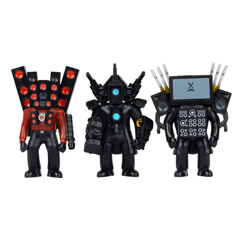 Skibidi Toilet Titan 3-Pack