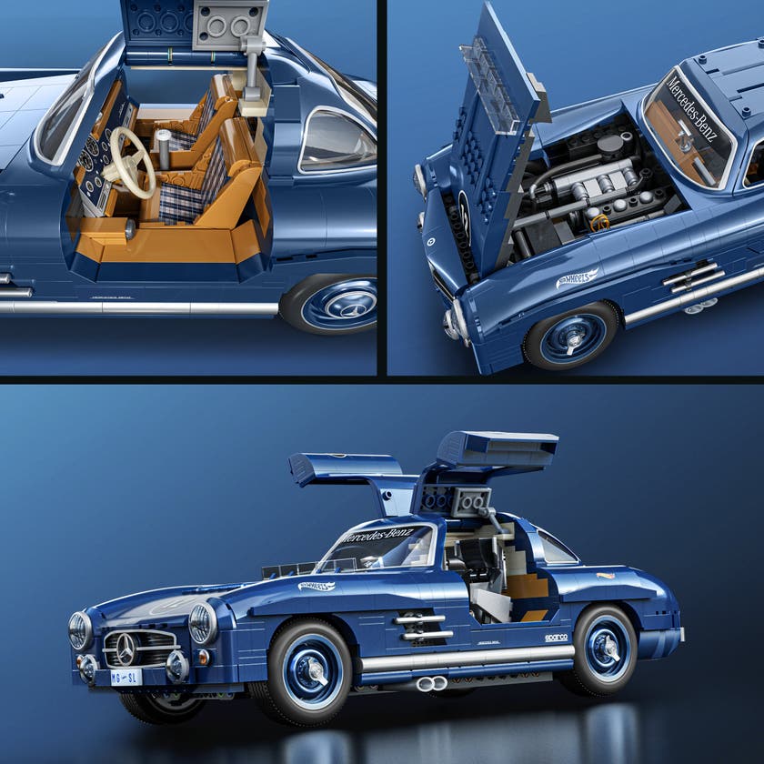 Hot Wheels Mercedes-Benz 300 SL Byggset 1600 delar