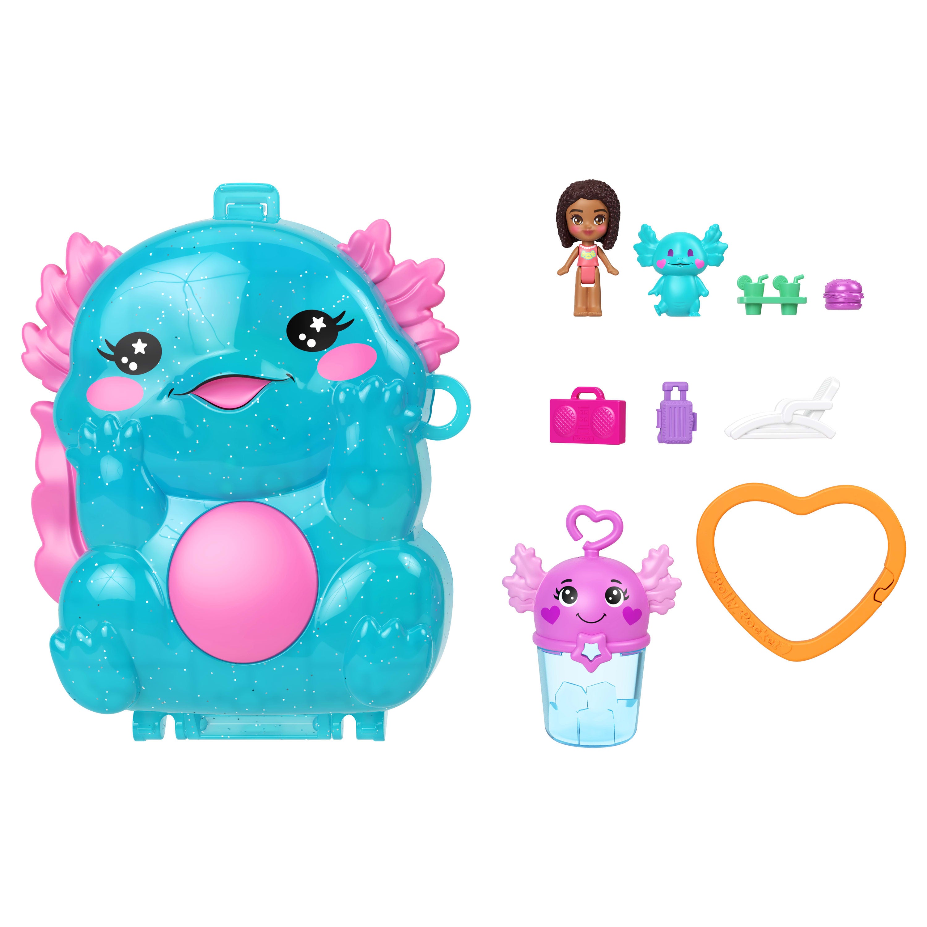 Polly Pocket Axolotl Adventure Compact