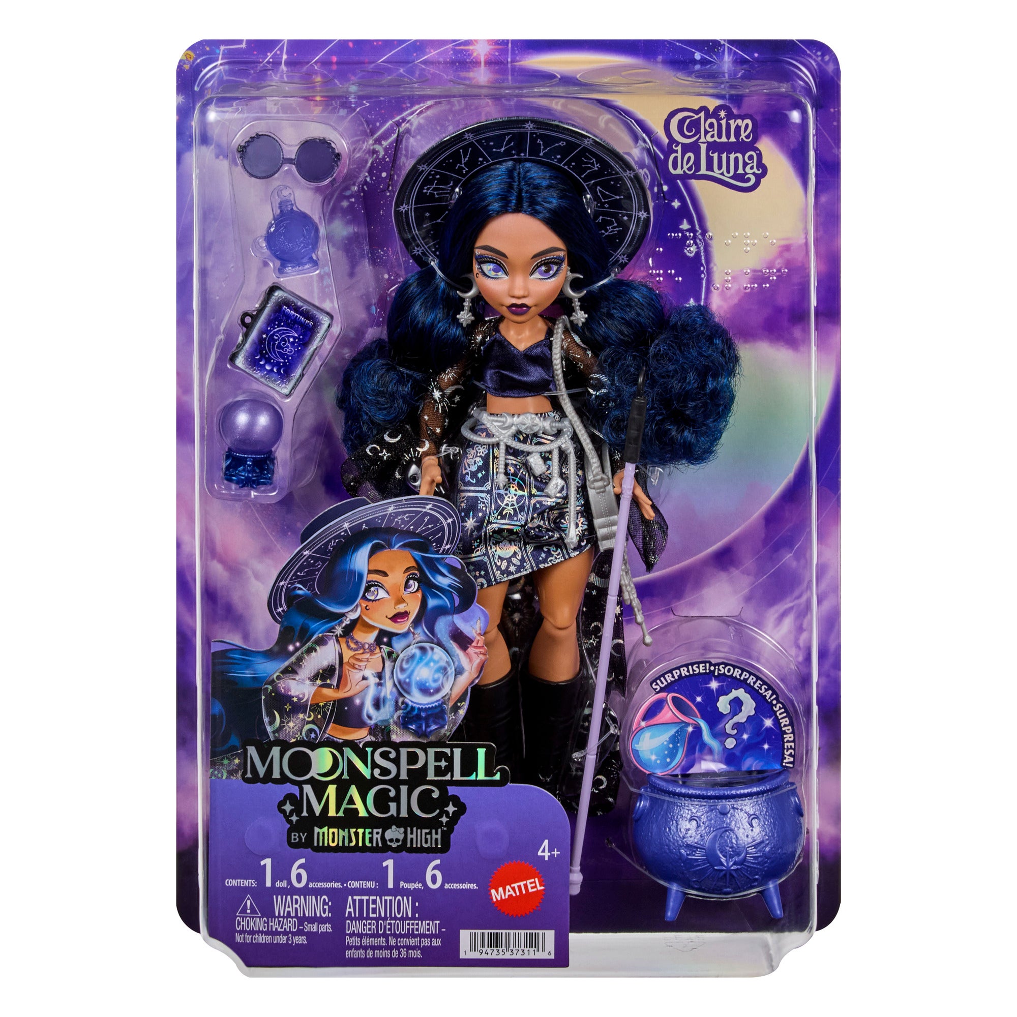 Monster High Moonspell Magic Claire de Luna-docka