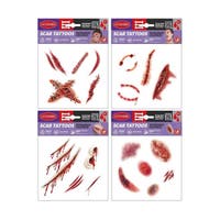 Halloween, Scar Transfer Photo Tattoo, Assorted