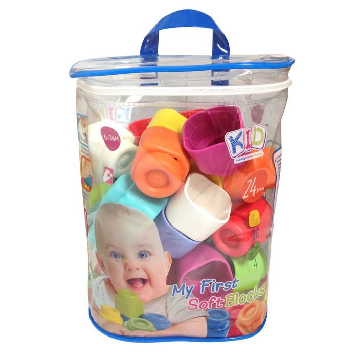 KID, Mjuka klossar i bag 24 st