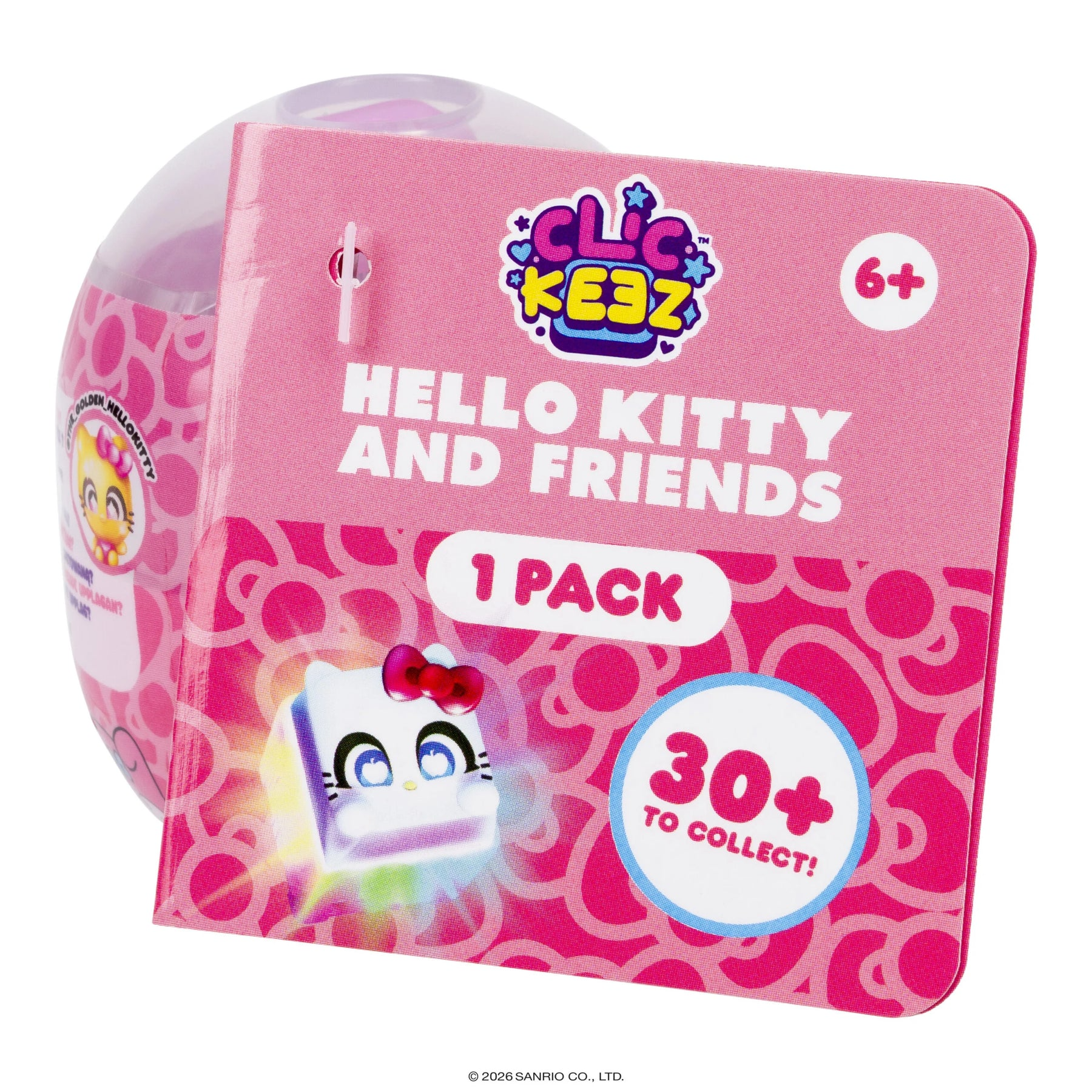 Clickeez Hello Kitty & Friends Klickbar Fidget-Nyckelring