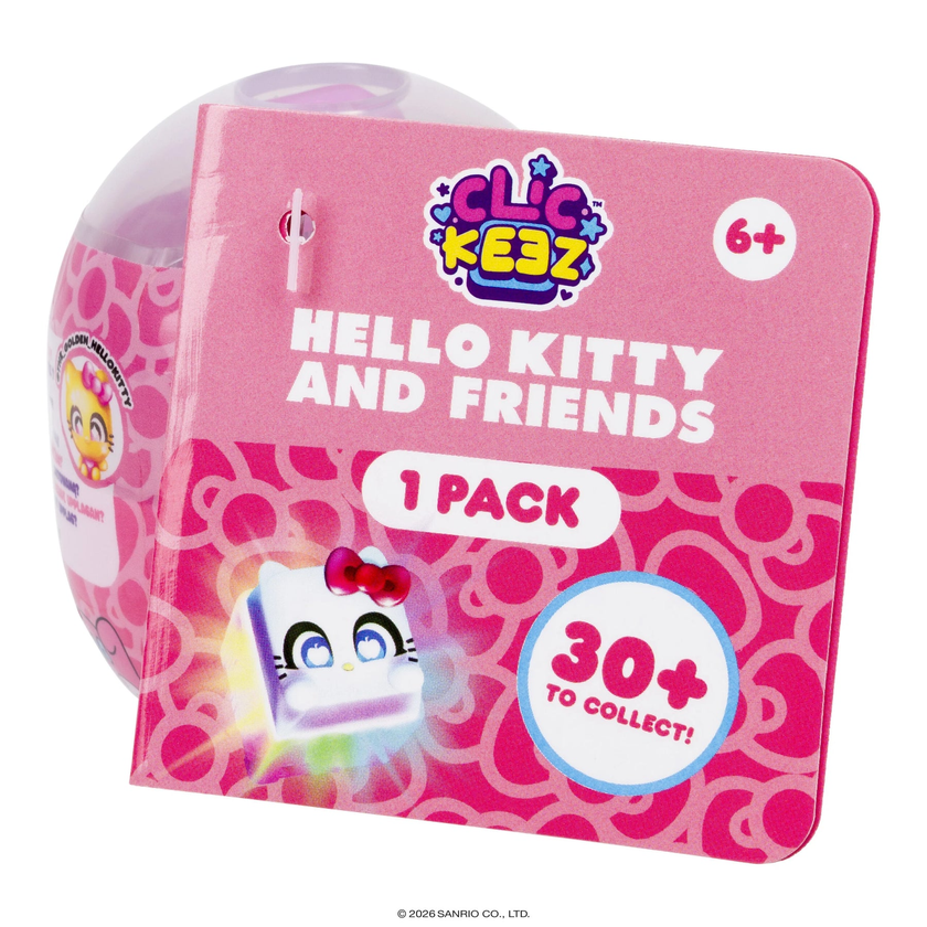 Clickeez Hello Kitty & Friends Klickbar Fidget-Nyckelring