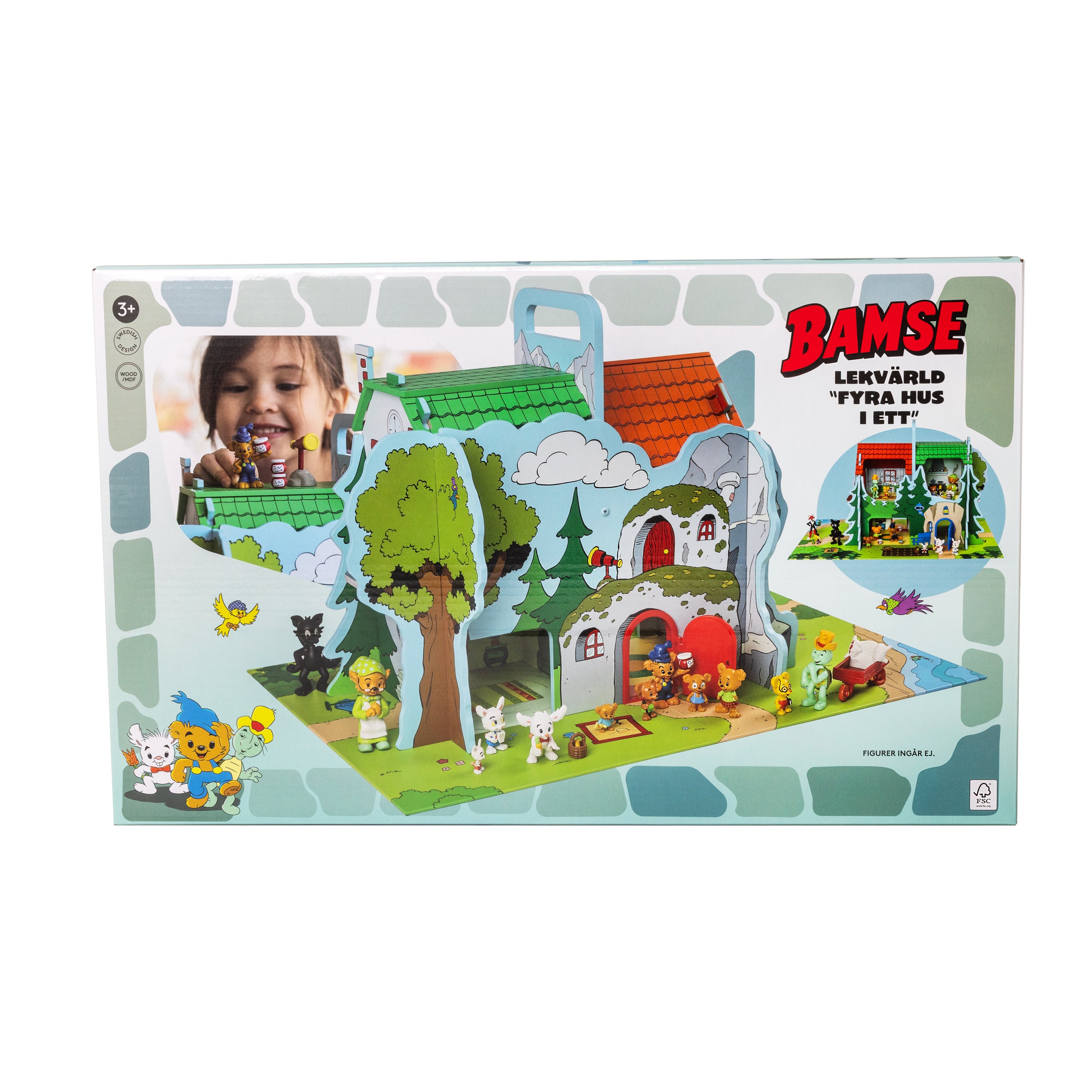 Bamses hus med Lekmatta