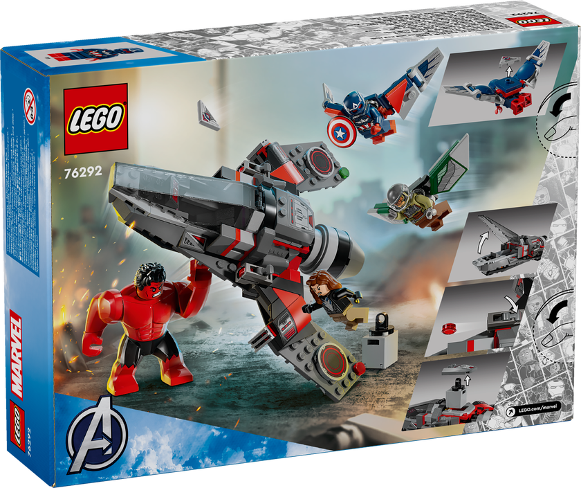 LEGO® Marvel Captain America mot Red Hulk 76292