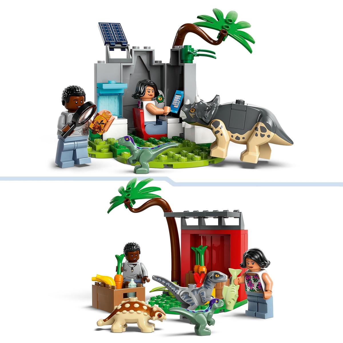 LEGO Jurassic World 76963, Räddningscenter för dinosaurieungar