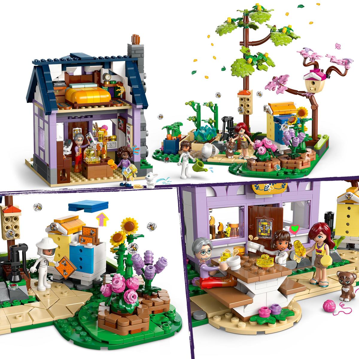 LEGO Friends 42669, Biodlarhus och blomsterträdgård