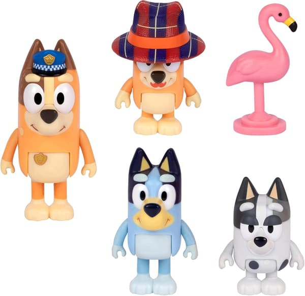 Bluey Series 15 Övernattning-figurer 4-pack