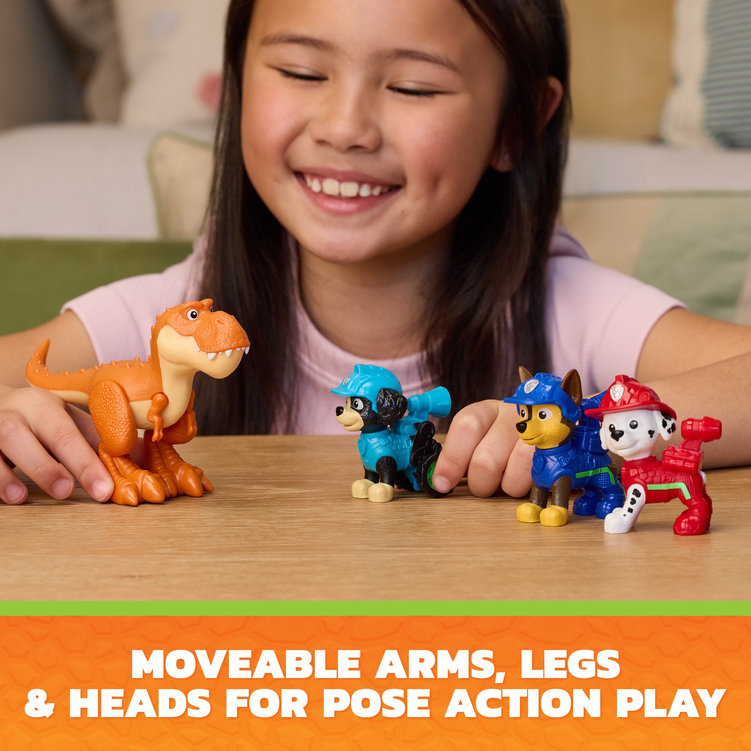 PAW Patrol Dino Adventure Pack - 6 actionfigurer