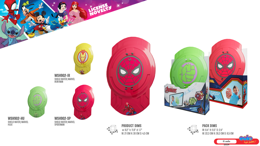 Marvel Water Blaster Shield, Spiderman