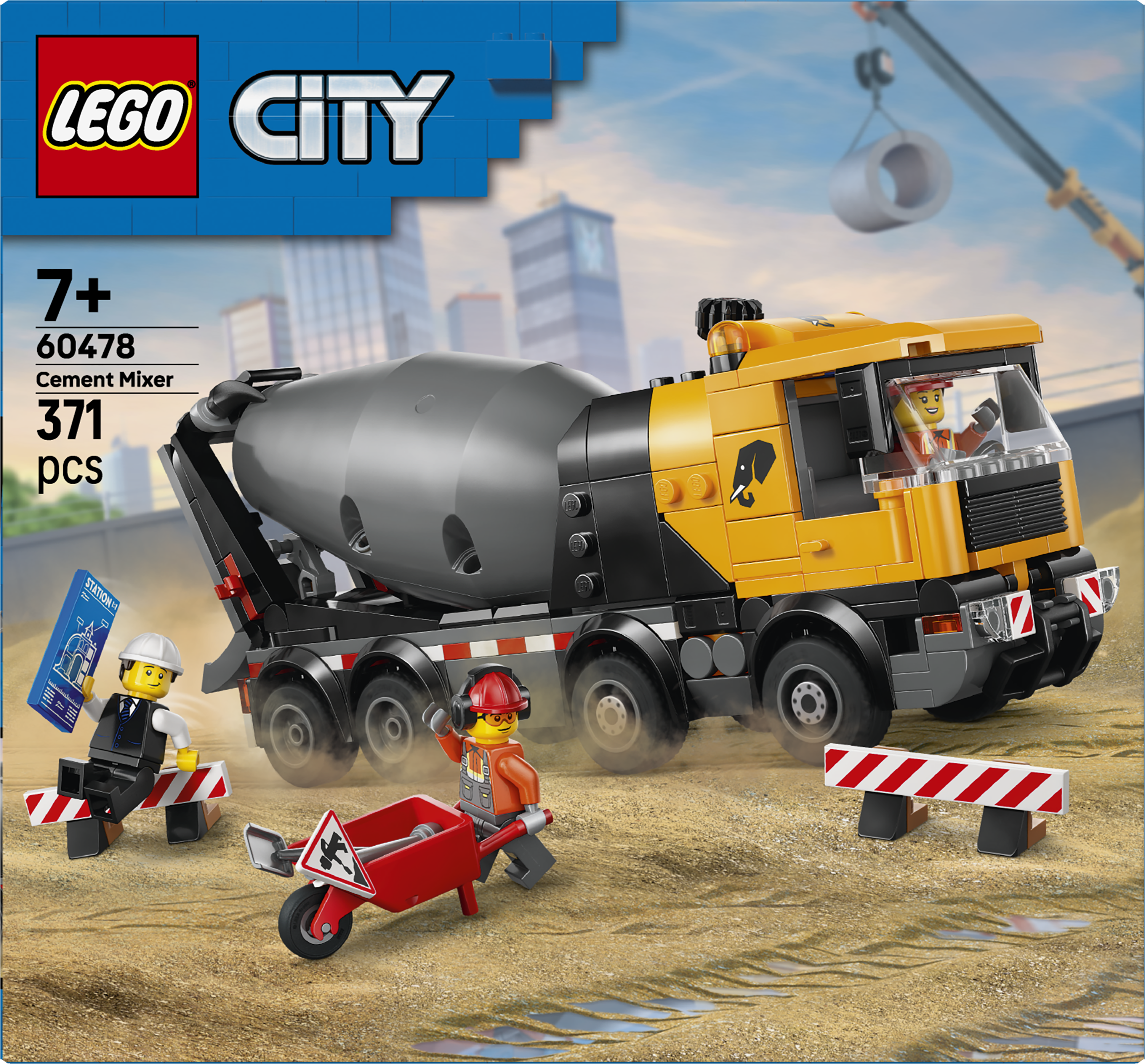 LEGO® City Cementblandare Byggleksak för barn 60478