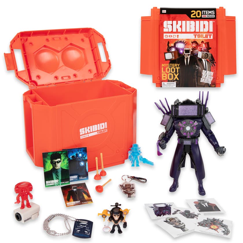 Skibidi Toilet Giant Mystery Surprise Loot Box