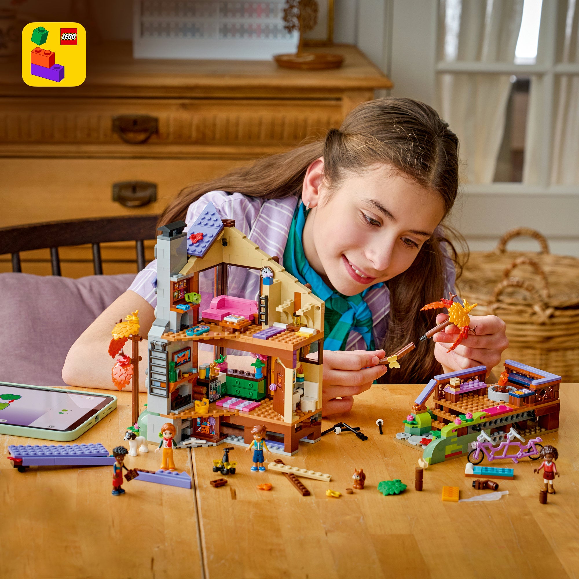 LEGO® Friends Mysig stuga i höstskogen Byggleksak 42705